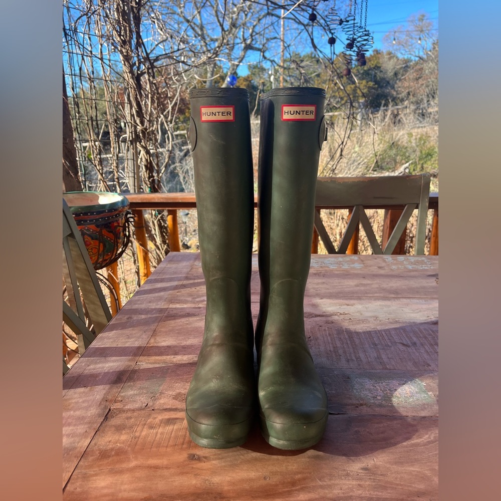 Green Hunter Boots